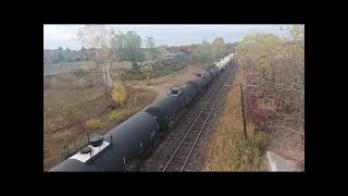 2 CN Train's At Hyde Park Rd London ON October 17 2025