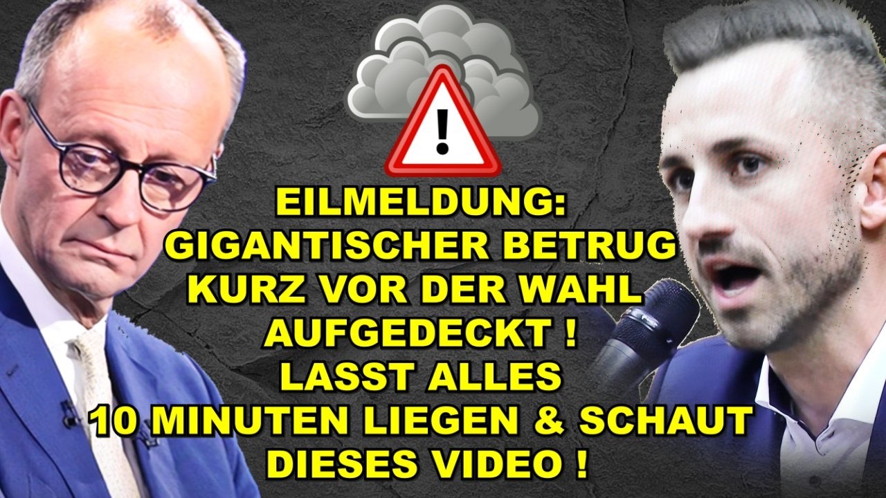 EIL: BETRUG VOR WAHL, SCHAUT DAS SOFORT!