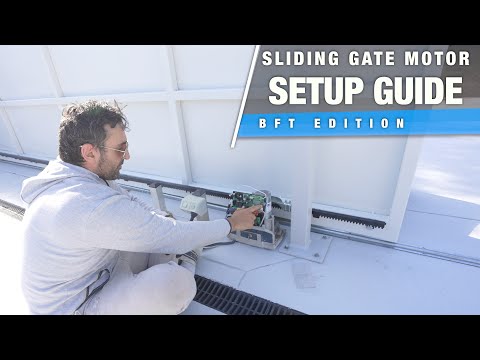 BFT Motor Setup and Programming for Sliding Gate