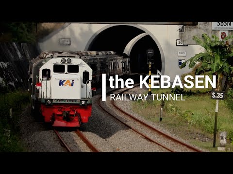 The Old & New Kebasen Railway Tunnel | Busiest Railway Tunnel in Central Line Java Island