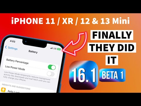 Finally Battery Percentage on iPhone 11 🔥 iOS 16.1 Beta 1 Released I iOS 16.1 Update Features