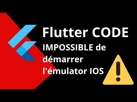 Flutter erreur Failed to launch IOS simulator