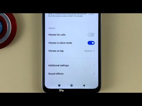How to enable/disable Vibrate in silent mode on Xiaomi Redmi 10 Android 12