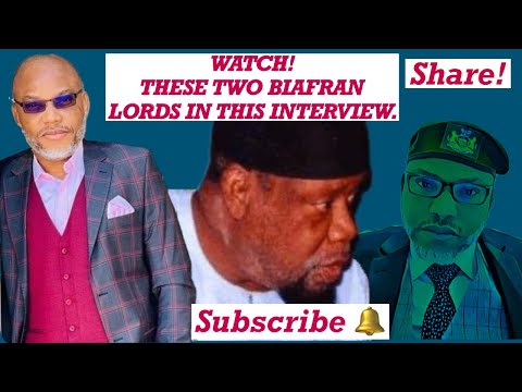 WATCH DIM ODUMEGWU OJUKWU & MAZI NNAMDI KANU, THE TWO BIAFRAN LORDS, ON THIS GREAT INTERVIEW.