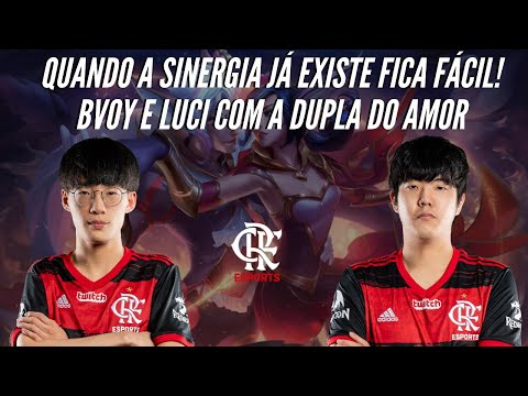 Bvoy e Luci ► O Fla na soloq de Xayah e Rakan! Flamengo Esports