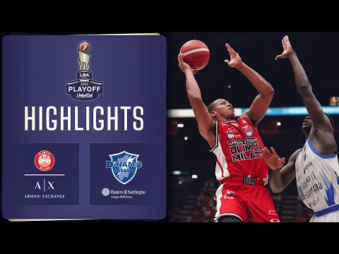 LBA Playoff 2022 | SF Gara 2 | A|X Armani Exchange Milano - Banco di Sardegna Sassari