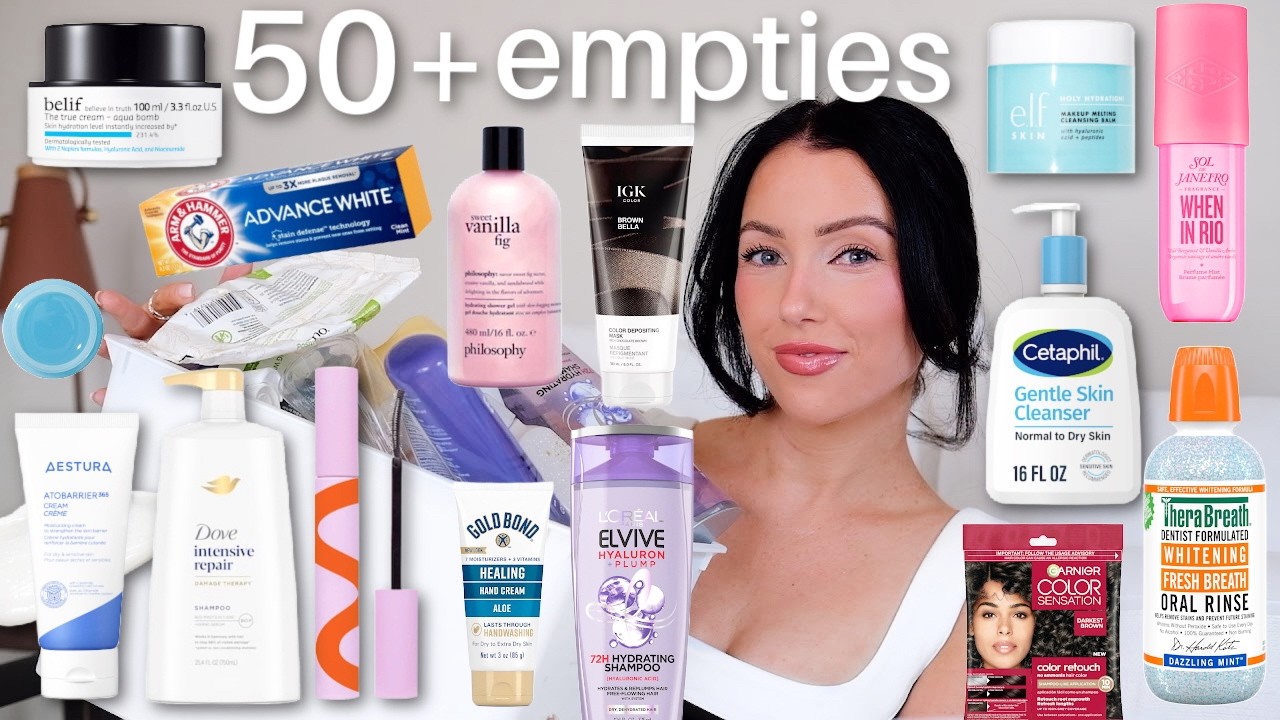50+ products I've used up! EMPTIES...would I repurchase?