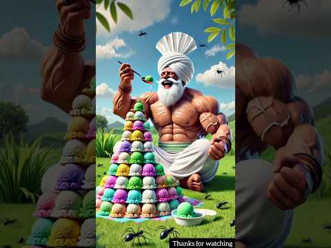 A old man colourful icecream Oldman in the village #aishorts #aianimation #aiviralshorts _#ytshorts