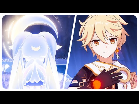 Aether Promises Kuuhenki and Luonnotar to Bring Columbina Back | Silvermoon Hall Special Cutscene