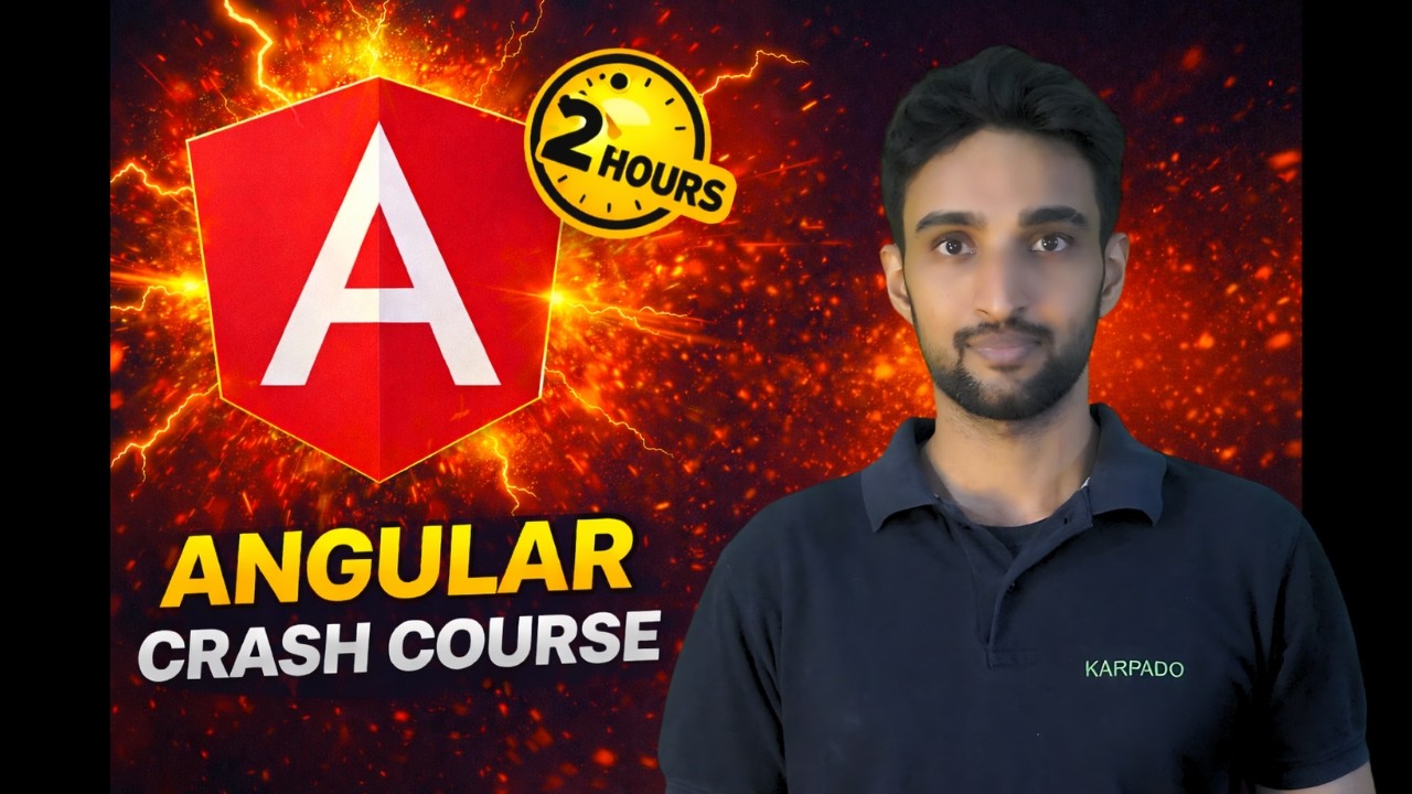Learn Angular in 2 HOURS - Ultimate Crash Course - 2026 Edition! 