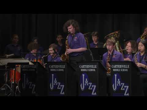 Cartersville Middle School Band Jazz Ensemble performs Little Sunflower