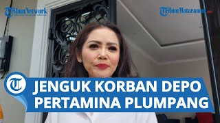Tunjukkan Keprihatinannya, Pedangdut Kristina Jenguk Korban Depo Pertamina Plumpang