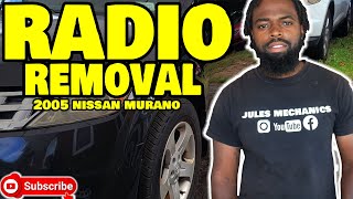 How To Replace Remove Radio 2005 Murano