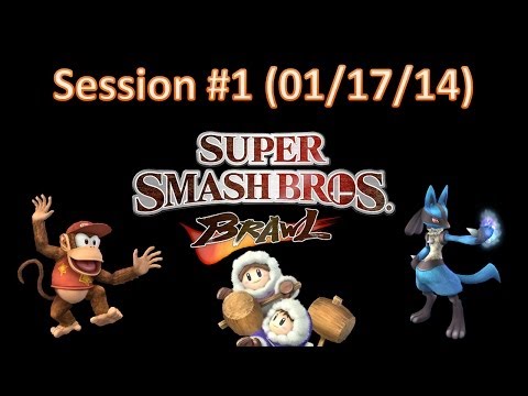 Super Smash Bros. Brawl: Online Session 1 (1/17/14)