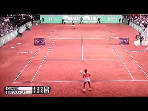 Teb Bnp Paribas İstanbul Cup Finali ÇAĞLA BÜYÜKAKÇAY-DANKA KOVİNİC