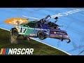 Chris Buescher flips down the front stretch at Charlotte | NASCAR