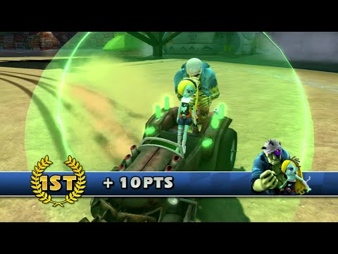 Sonic & Sega All-Stars Racing (PS3) Zobio & Zobiko Racing In Horror Cup (Expert)