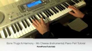 Bone Thugs N Harmony - Moe Cheese (Instrumental) Smooth Jazz Piano Part Tutorial