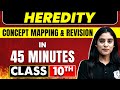 HEREDITY in 45 Minutes | Science Chapter 9  |Class 10th CBSE Borad