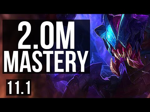REK'SAI vs MASTER YI (JUNGLE) | 2.0M mastery, 16/2/5, 700+ games, Legendary | BR Diamond | v11.1