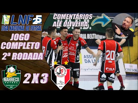 JOGO COMPLETO Marreco 2x3 Joinville | 2ª Rodada | LNF 2020 (16/09/2020)