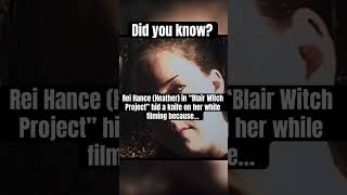 “Blair Witch Project” Actor did what on set?! #shorts