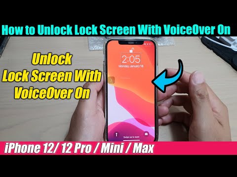 iPhone 12/12 Pro: How to Unlock Lock Screen With VoiceOver On