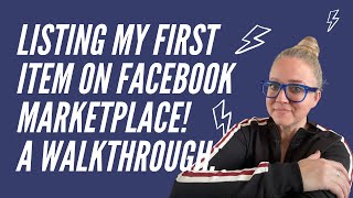 How To Sell Something on Facebook Marketplace With Shipping || Listing My First Item on FBMP