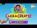 Dora The Explorer Click Create PC HD Walkthrough Episode 2 At The Beach