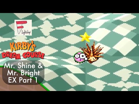Kirby's Dream Course (Vs. Mr. Paulson): Extra Mr. Shine & Mr. Bright Course Part 1