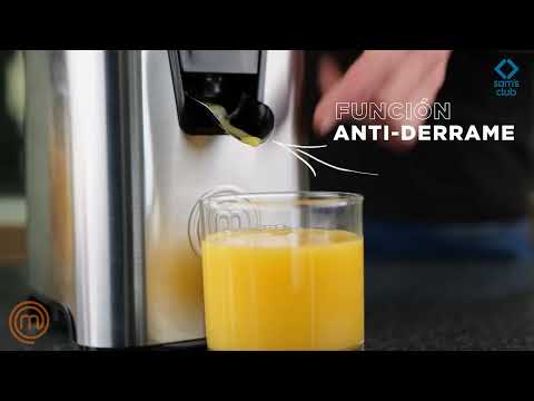 thumbnail video image 2 of Exprimidor de Cítricos Hukën MasterChef the TV Series Citrus Max MK-CJ-600, 2 of 8