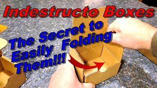The Secret to How to Fold an Indestructo Box!