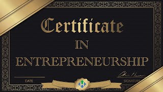 Certificate in Entrepreneurship