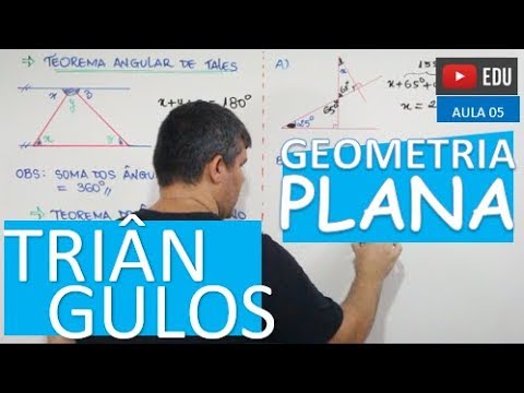 ⭕ Triângulos - GEOMETRIA PLANA (Aula 05)