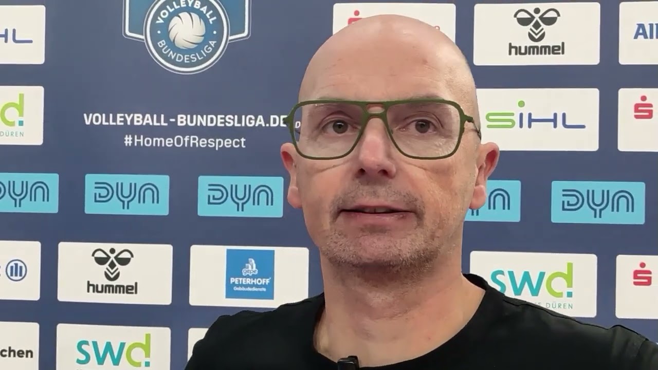  Christophe Achten, der belgische Trainer der SWD Powervolleys Düren 