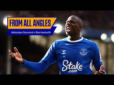 FROM ALL ANGLES: DOUCOURÉ V BOURNEMOUTH! | Every camera angle as stunning strike sends Goodison wild
