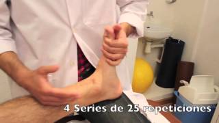 FISIOTERAPIA TOBILLO EJERCICIOS DE RECUPERACION DE LESIONES DR BERNALDEZ