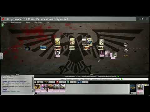 40k Concquest on OCTGN - Archon Salaine Morn vs Baharroth