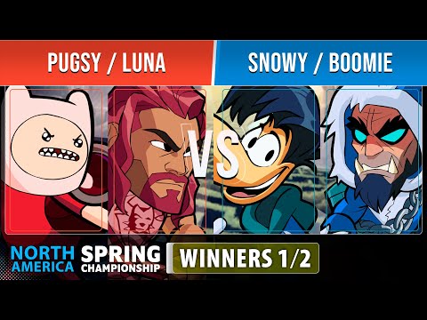 Pugsy & Luna VS Snowy & Boomie - Winners 1/2 - NA - Brawlhalla Spring Championship 2022