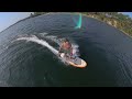 Session de surf électrique sur le lac Maguide à Biscarosse