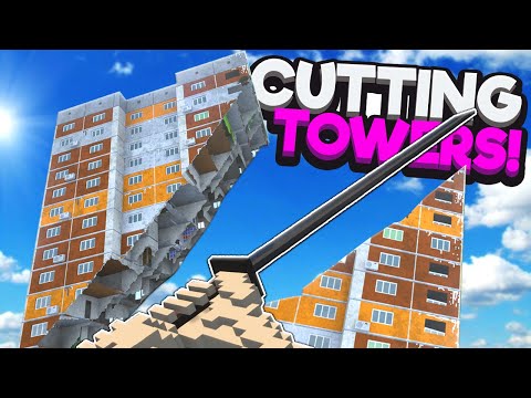 Cutting a Skyscraper in HALF with a KATANA! (Teardown Mods)
