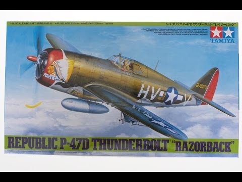 Tamiya 1/48 Scale Republic P-47D Thunderbolt "Razorback" - Cockpit Assembly & Paint