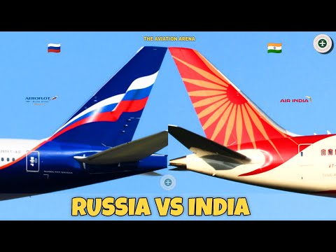 Aeroflot (Russia) Vs Air India Comparison 2025! 🇷🇺 Vs 🇮🇳