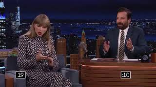 Taylor Swift names as many cats as possible in 30 seconds on The Tonight Show Starring Jimmy Fallon