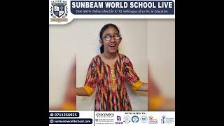 Sunbeam World School Students Celebrate Hindi Divas 🎉