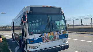 Full Ride 2009 Orion VII Next Gen #4625 on Q6 to JFK Airport N Boundary Rd via Sutphin/Rockaway Blvd