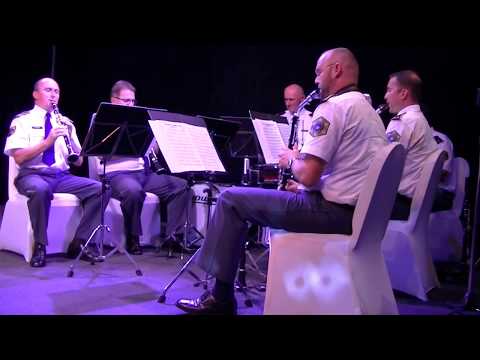 20180601 LJ, 25. LET IPA KLUBA LJUBLJANA - sekstet policijskega orkestra