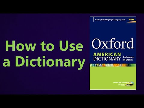 How to Use a Dictionary