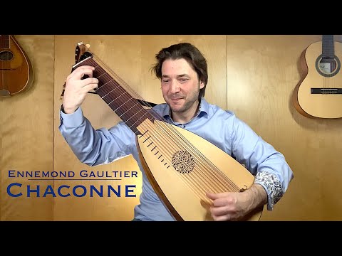 Ennemond Gaultier - Chaconne in C Major - Baroque Lute (Antoine Pansera)