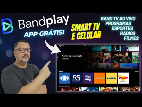 ANÁLISE APP BANDPLAY STREAMING da BAND TV na SMART TV e CELULAR